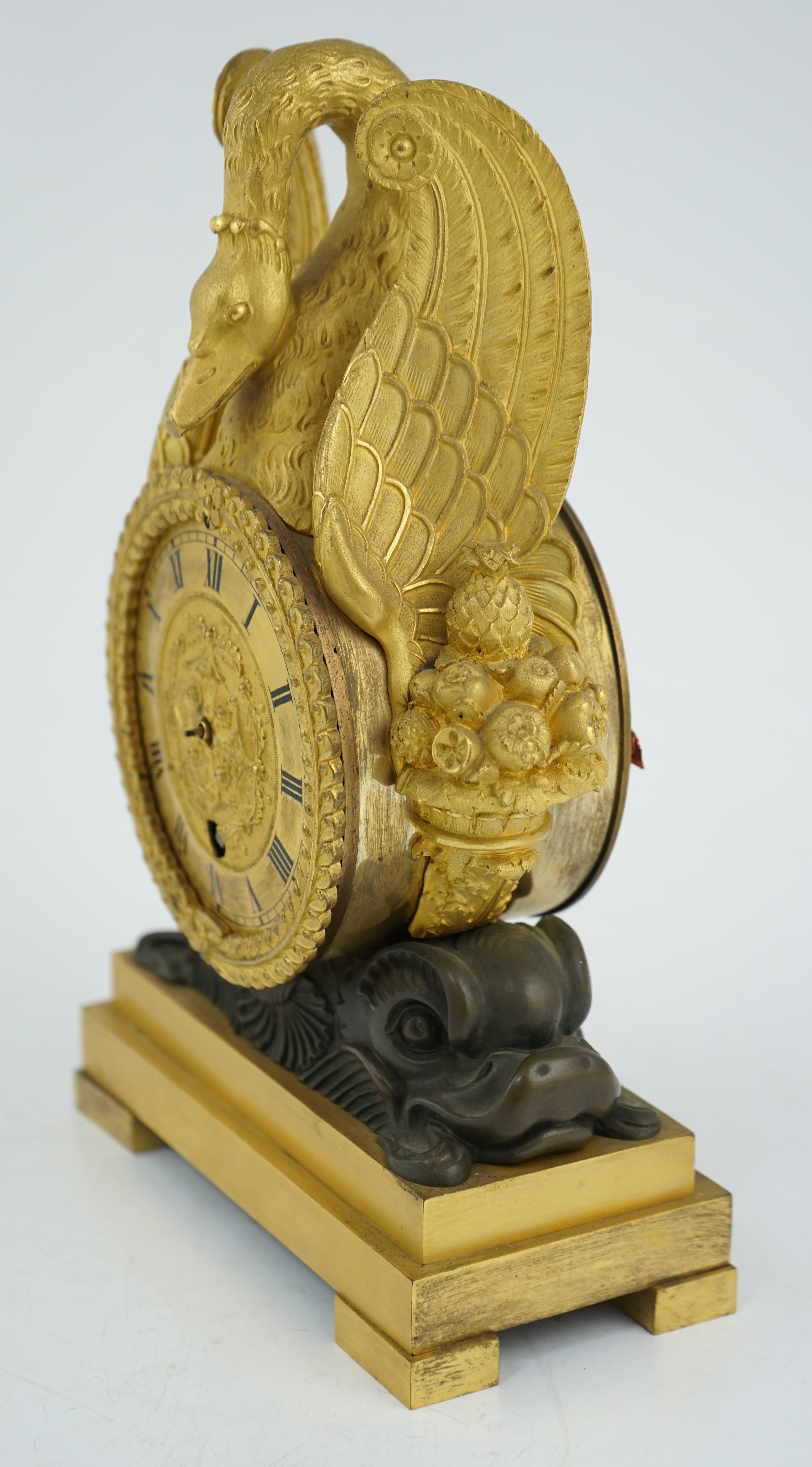 J. Schwearer, Regents Park, a Regency bronze and ormolu mantel timepiece
